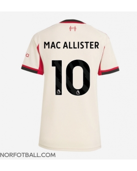 Billige Fotballdrakt Liverpool Alexis Mac Allister #10 Replika Bortedrakt Dame 2025-26 Kortermet Billige Fotballdrakt Liverpool Alexis Mac Allister #10 Replika Bortedrakt Dame 2025-26 Kortermet
